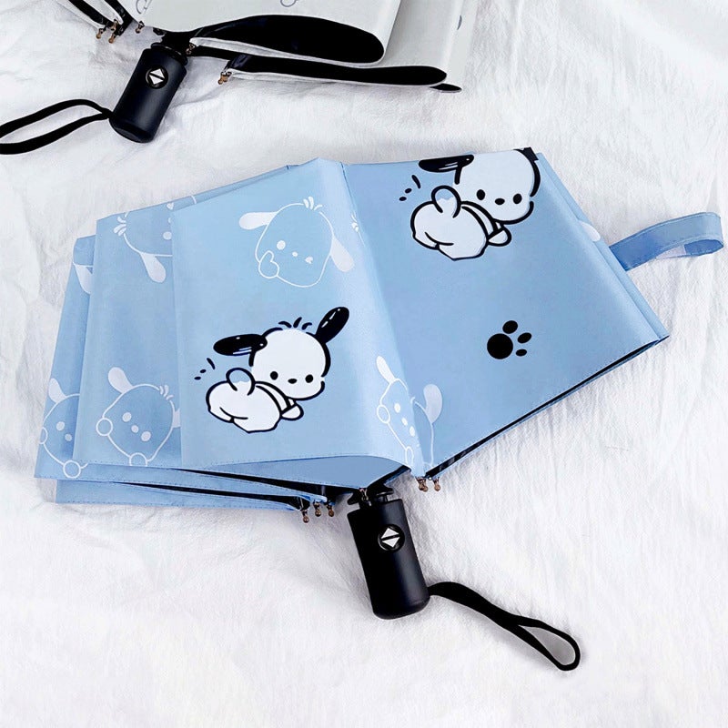 Fully Automatic Pacha Dog Umbrella Sunshade Student Sun Protection Cute Cartoon Rain Or Shine - Image 4